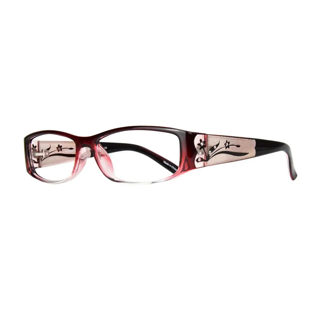 EYEBOGO Kaylee Burgundy Reading Glasses Women Diopter 1.00 To 6.00
