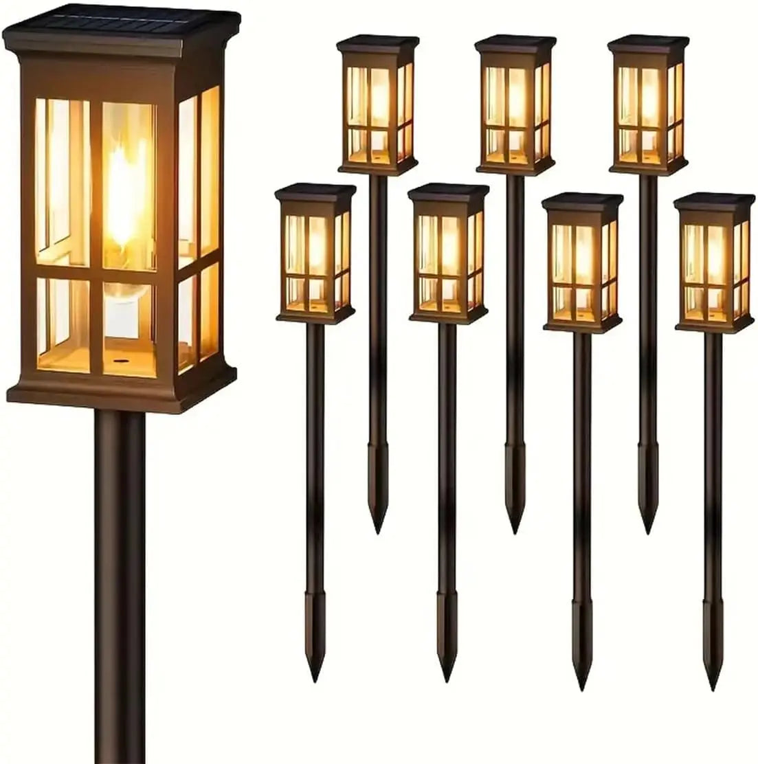 Solar Pathway Light Outdoor Waterproof LED Landscape Lighting for Gardens