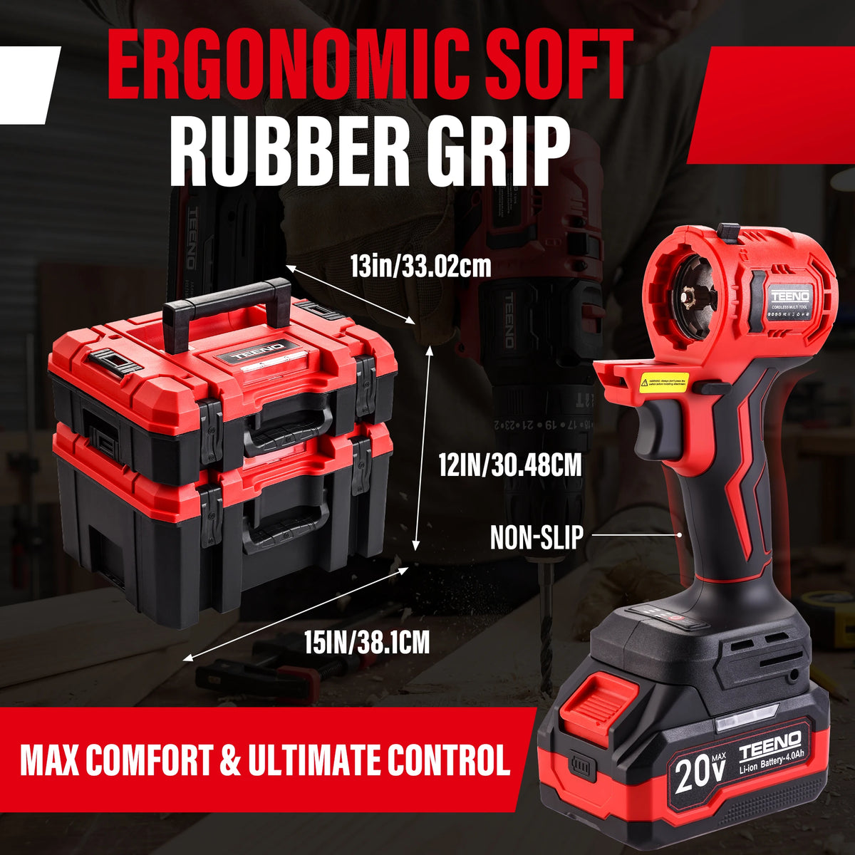 20V Brushless 9 In 1 Cordless Power Tool Combo Kit