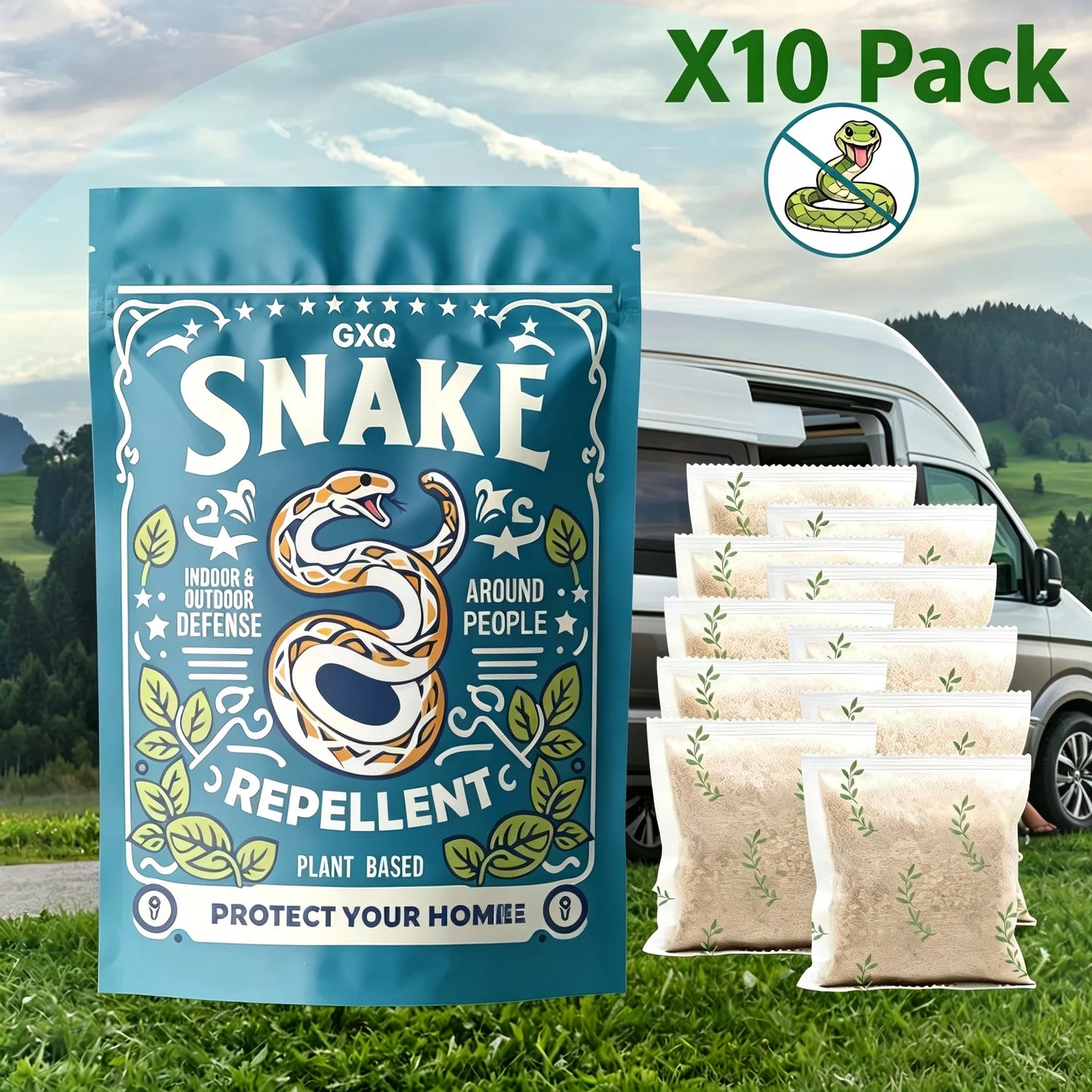 Yard Snake Repellent Sachets Outdoor Deterrent Safe For Pets