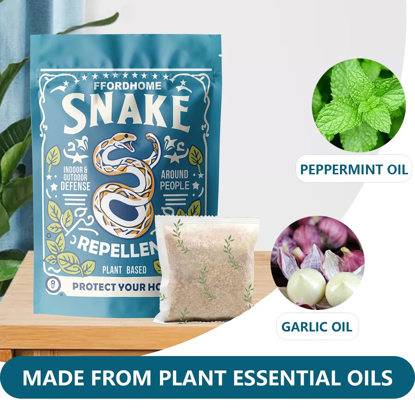 Yard Snake Repellent Sachets Outdoor Deterrent Safe For Pets