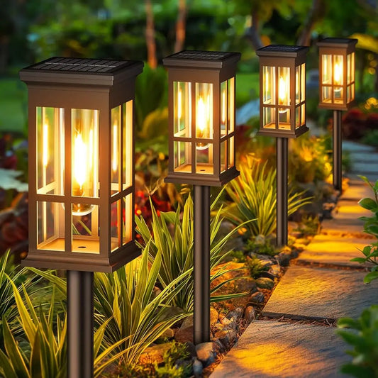 Solar Pathway Light Outdoor Waterproof LED Landscape Lighting for Gardens
