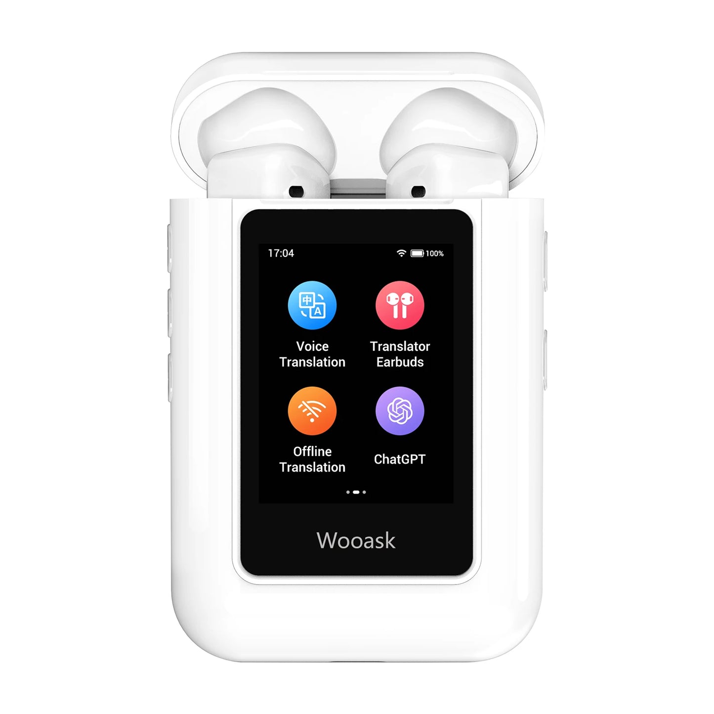 Wooask A8 Translator Earbuds ChatGPT Powered 144 Language Translator