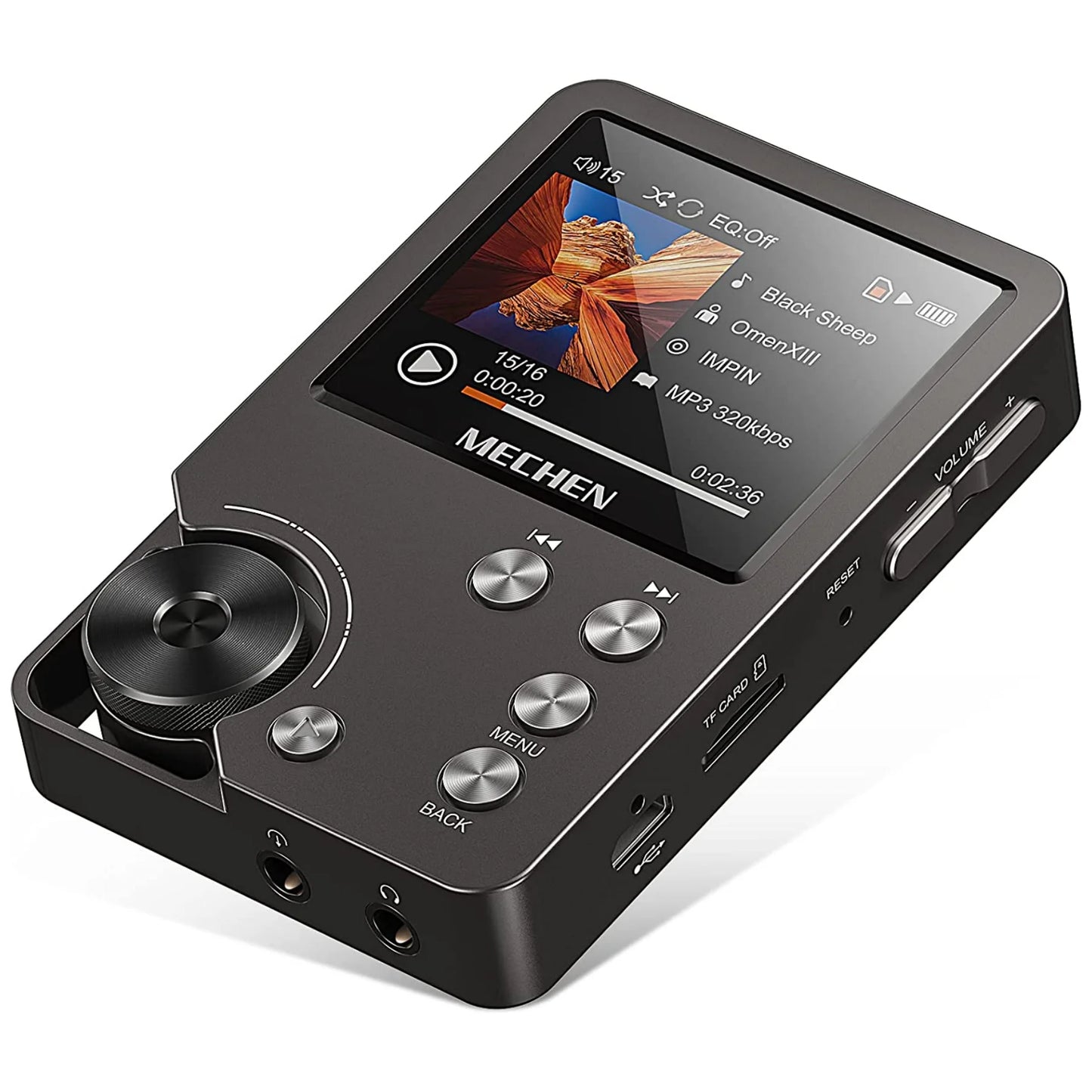 MECHEN Lossless DSD Portable HiFi MP3 Player With Advanced DAC