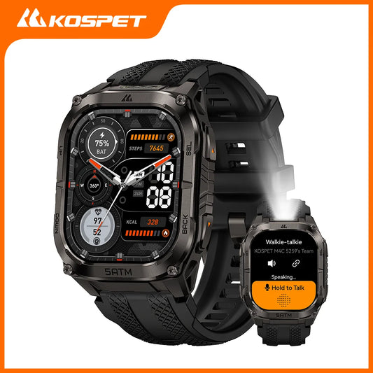 Kospe Tank M4C Advanced GPS Smartwatch For Men Health Tracking