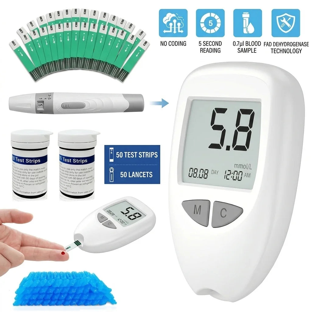 VivaGuard VGM04 Blood Glucose Monitor Kit for Diabetes Testing