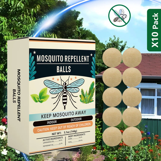 Natural Mosquito Repellent Paper Balls With Peppermint Citronella Long Lasting
