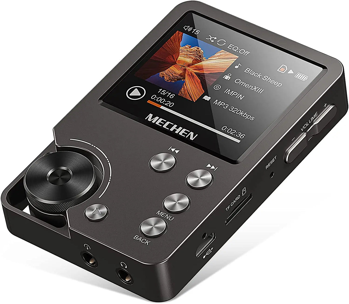 MECHEN Lossless DSD Portable HiFi MP3 Player With Advanced DAC