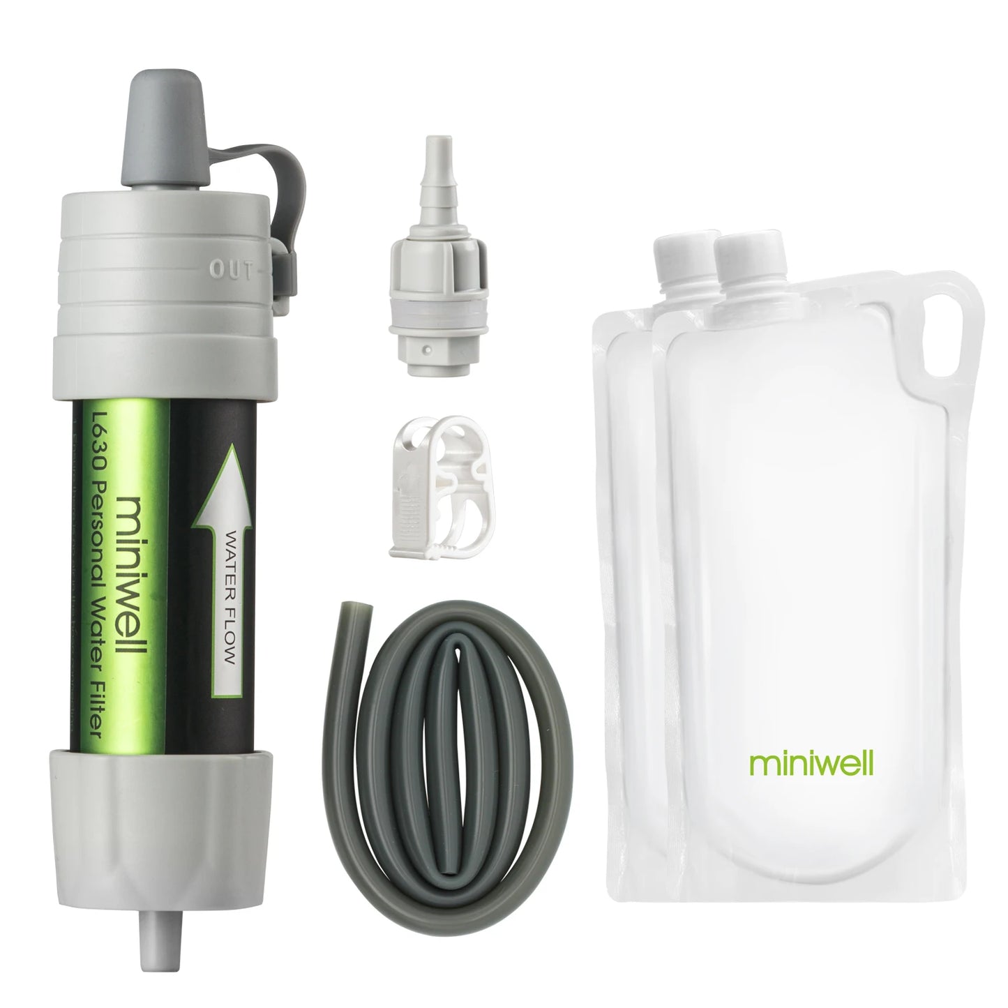 L630 Personal Camping Water Filter Straw For Survival Supplies