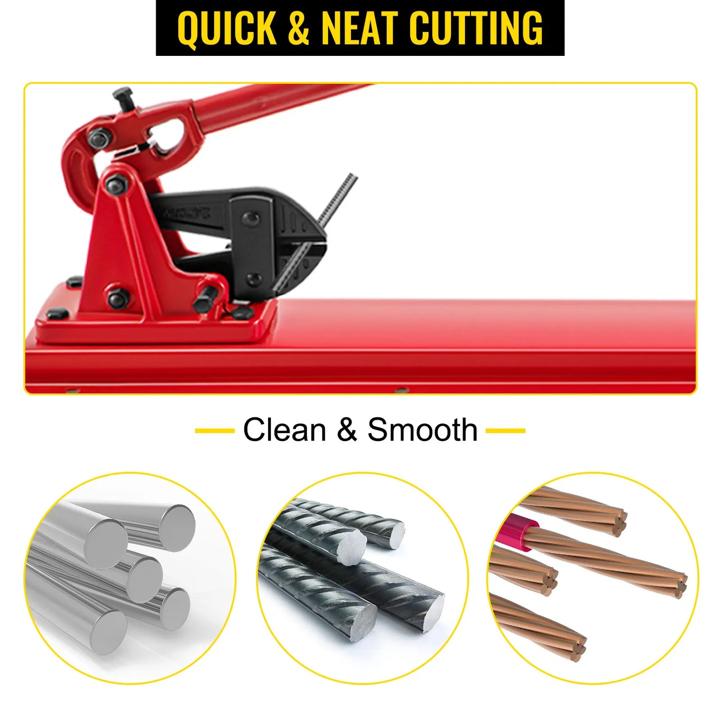 SucceBuy Wire Rope Swaging Tool With Crimping And Cutter