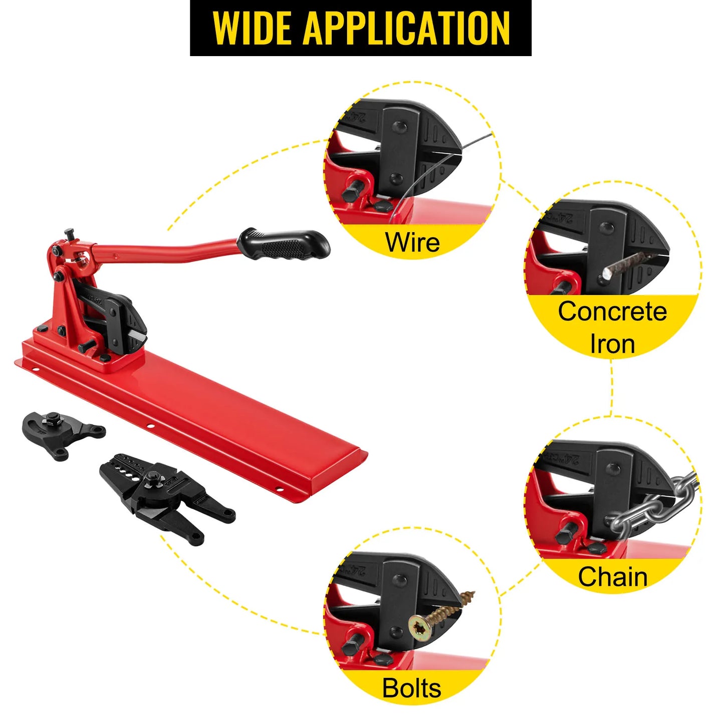 SucceBuy Wire Rope Swaging Tool With Crimping And Cutter