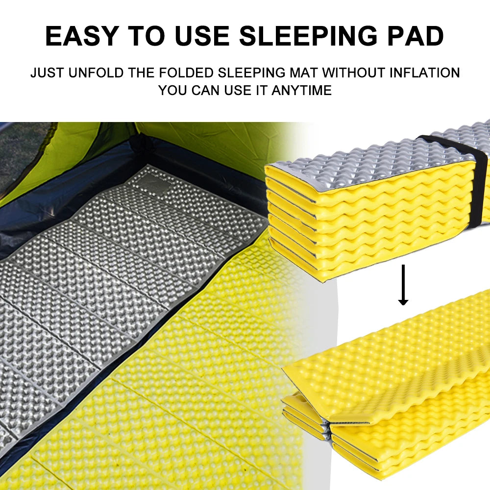 Widesea Camping Mat Portable Sleeping Pad Waterproof Foam Mattress