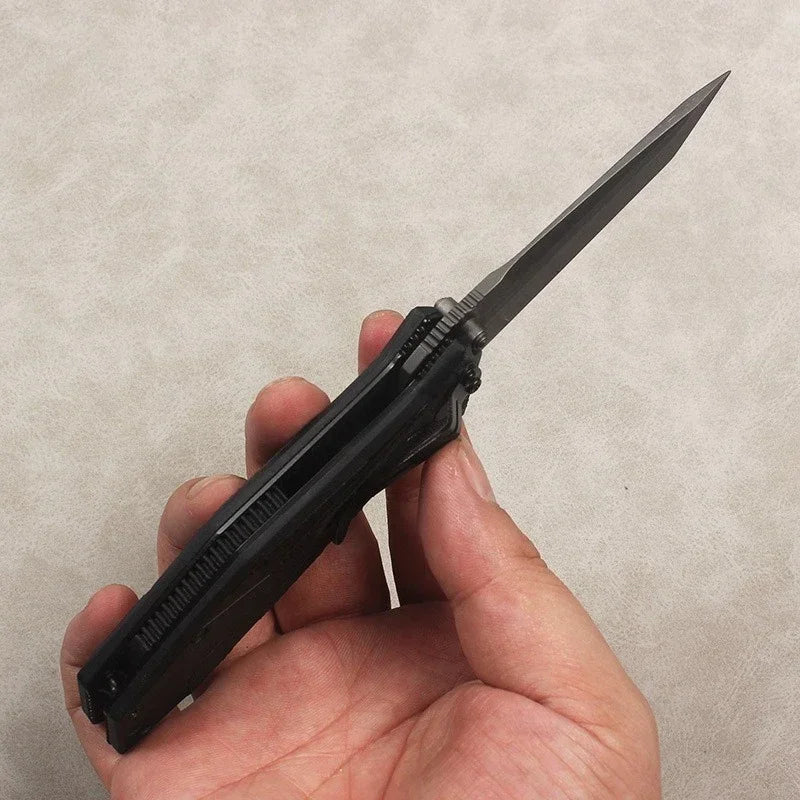 DIY Supplies KS 1990 Folding Knife 8Cr13Mov Blade Nylon Handle