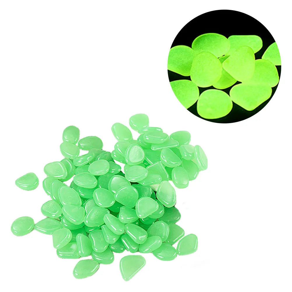 APWIKOGER Glow In The Dark Garden Pebbles For Yard Pathways