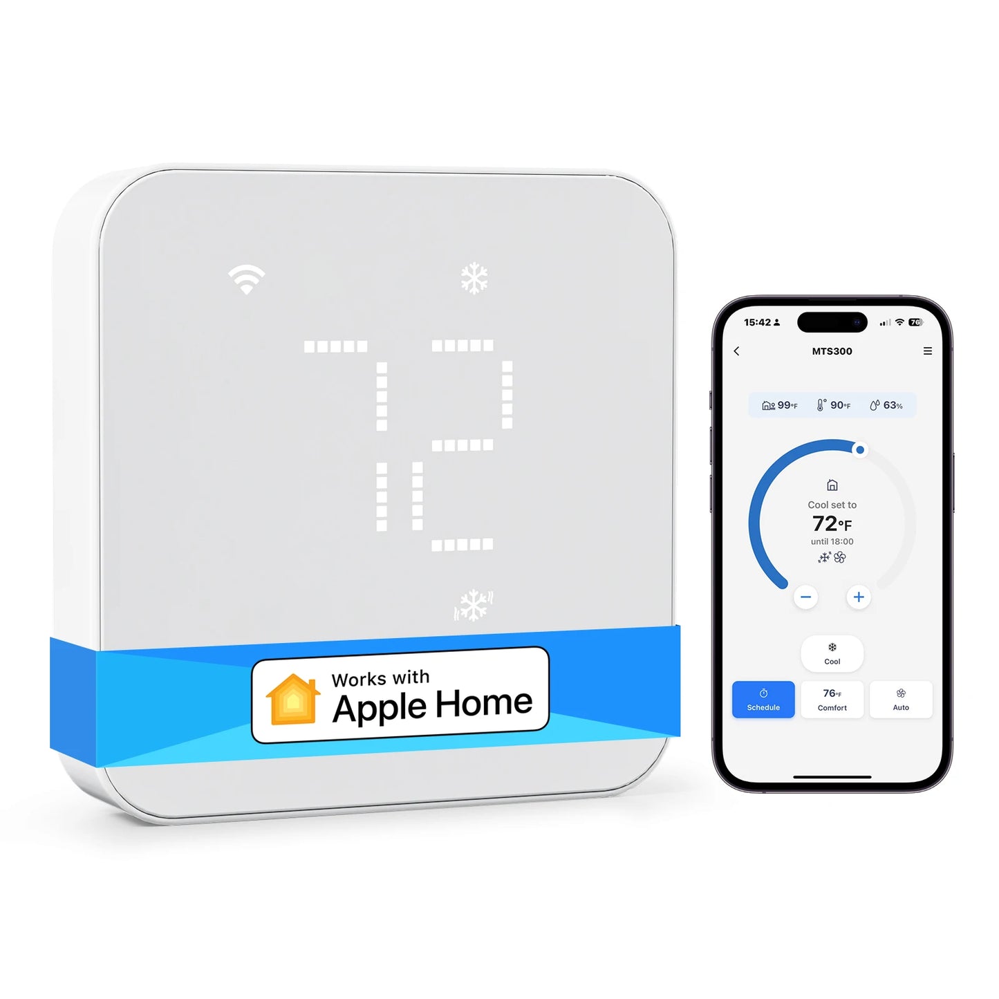 Meross Matter Smart Thermostat US WiFi Compatible With Alexa