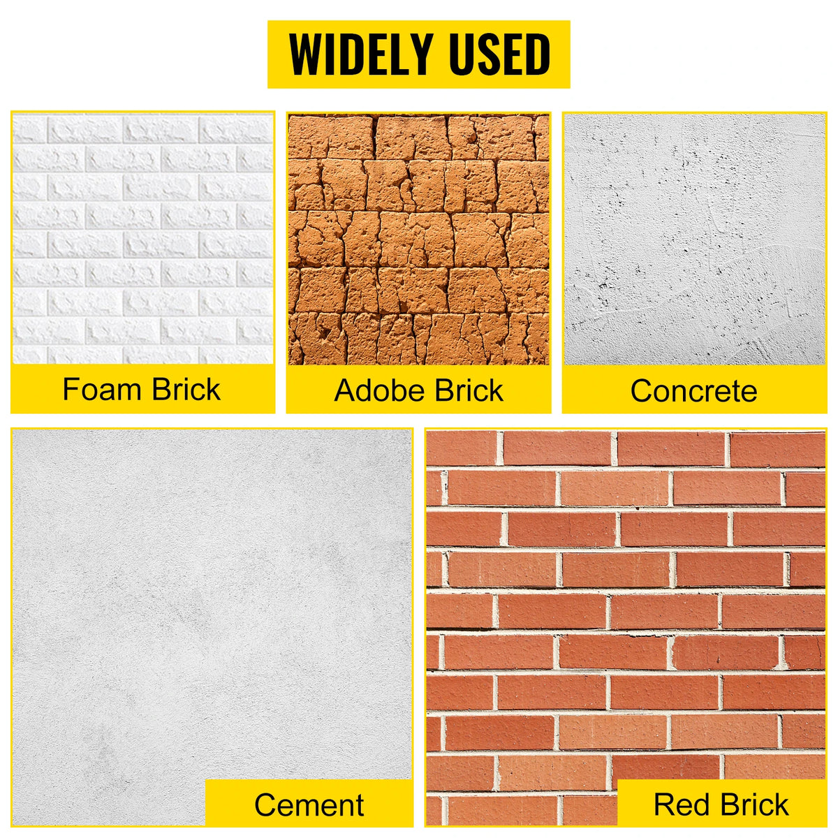SucceBuy Concrete Hole Saw Kit For Brick Cement And Stone