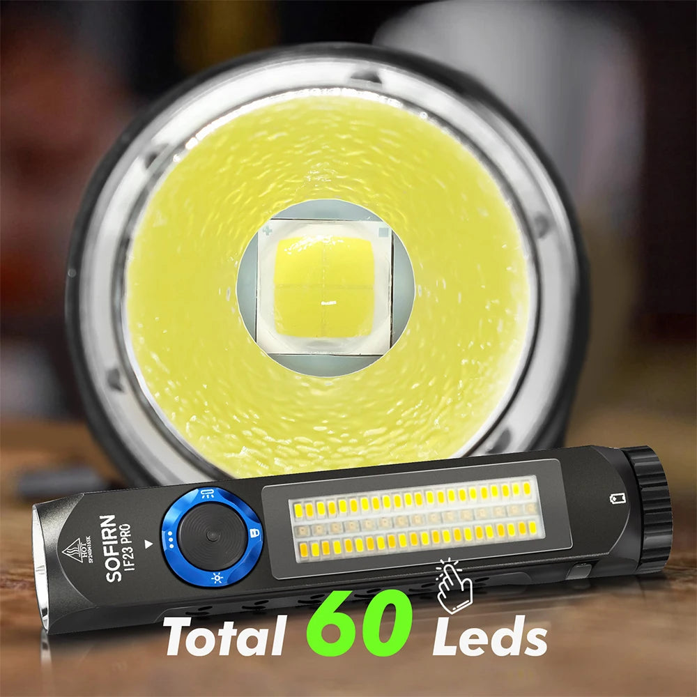 Sofirn IF23 PRO LED Flashlight 5000 Lumen USB C Torch
