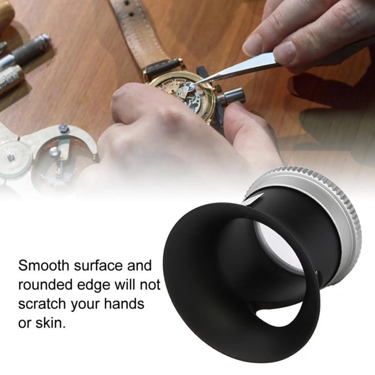 Premium 10X 20X Watch Magnifier Loupe For Jewel Watch Repair