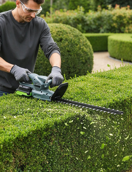 GAOMON Cordless Hedge Trimmer with Precision Blade and Safety Lock