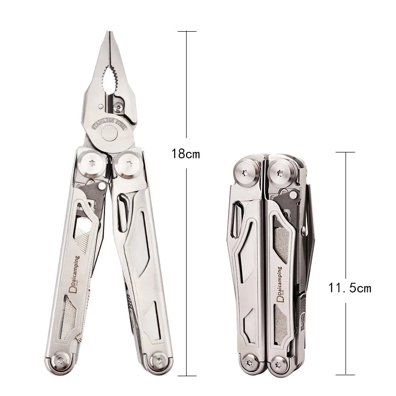 Daicamping DL30 Multifunctional Folding Pliers With Scissors And Knife