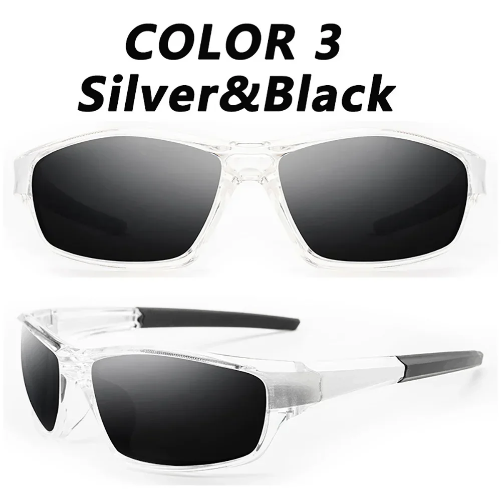 Polarized Sports Sunglasses For Men Lightweight Night Vision Cycling Driving