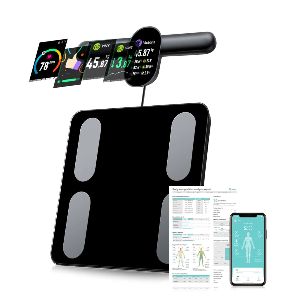 Smart Scale For Body Weight With BMI And Body Fat Analysis