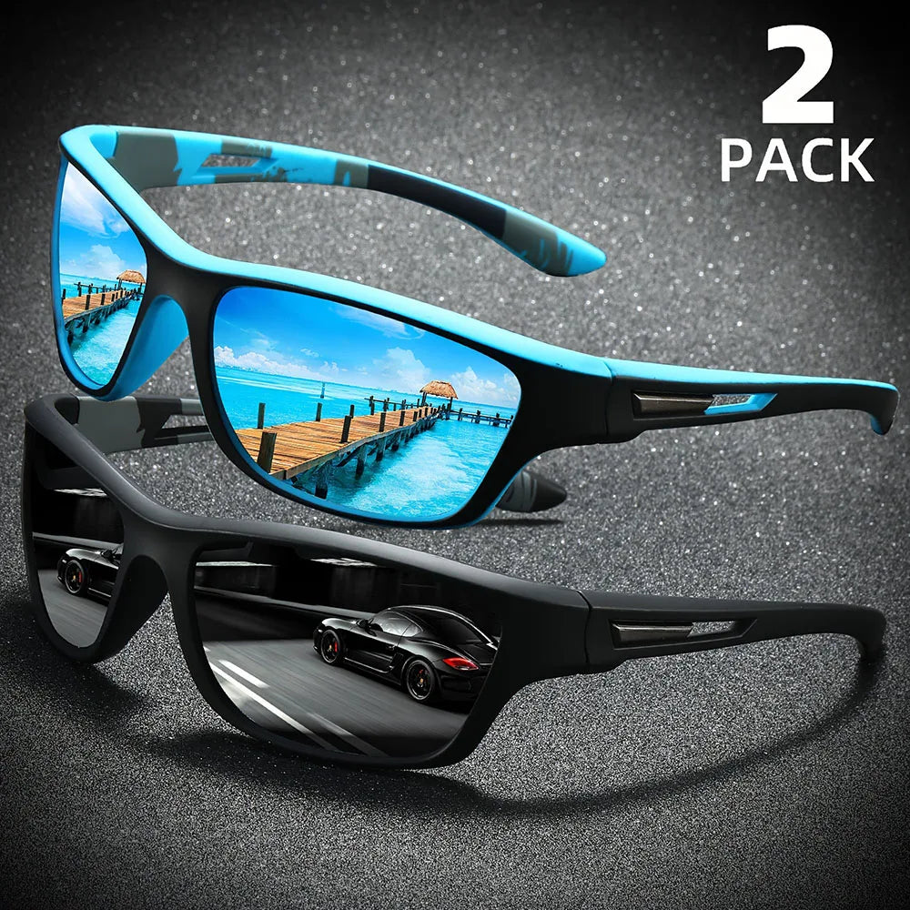 Polarized Wrap Around Sunglasses For Outdoor Sports And Travel