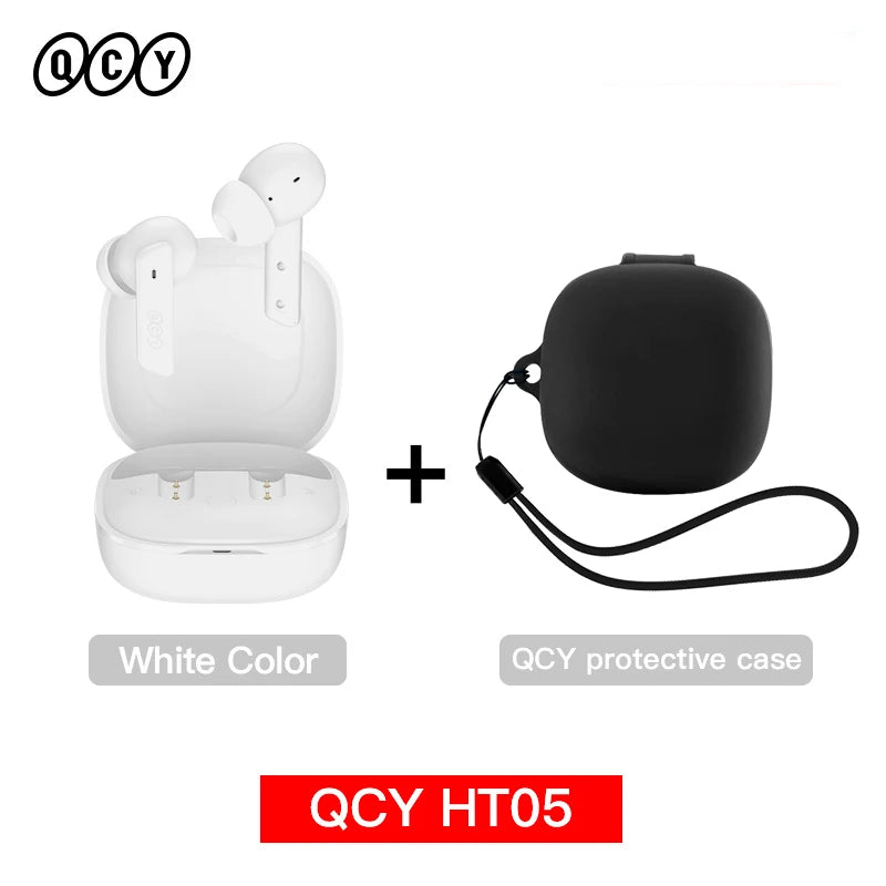 QCY HT05 ANC Wireless Earbuds With 40dB Noise Cancellation