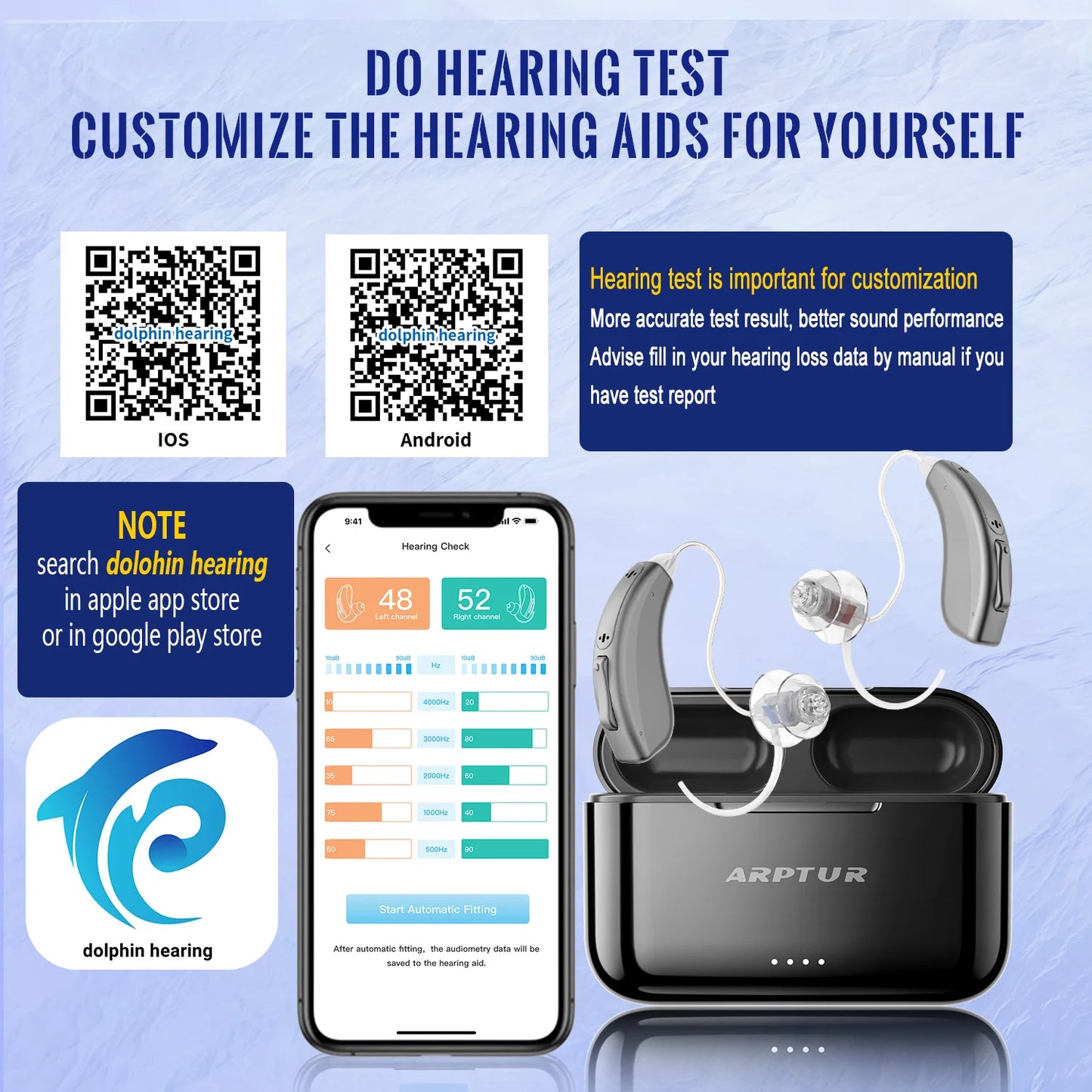 Zepau Bluetooth Hearing Aids for Seniors With Noise Cancellation