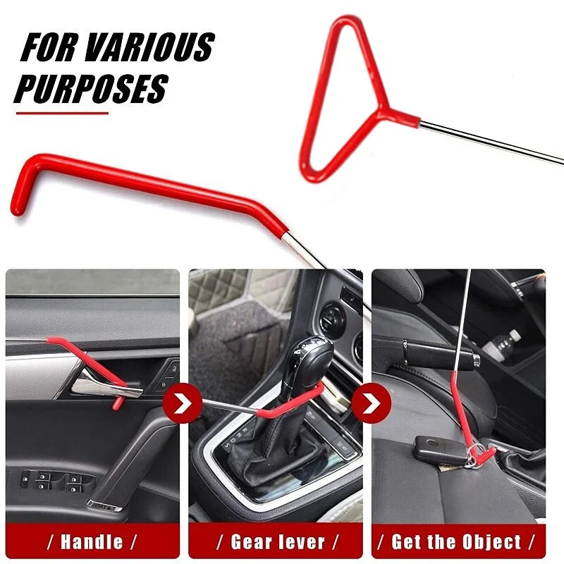 Car Door Tool Kit With Inflatable Pump And Reach Gripper