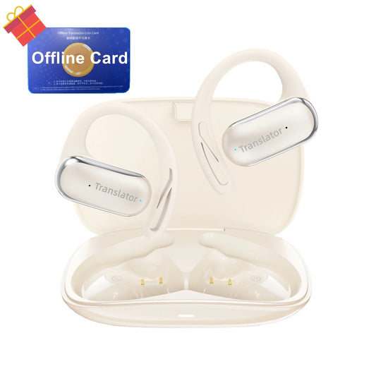 Wooask OWS Translator Earbuds Real Time Translation Offline Packs