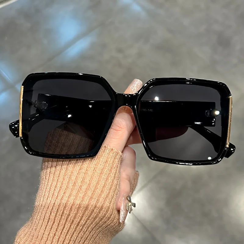 VIGNYBURKE Extra Large Square Fashion Sunglasses For Men And Women