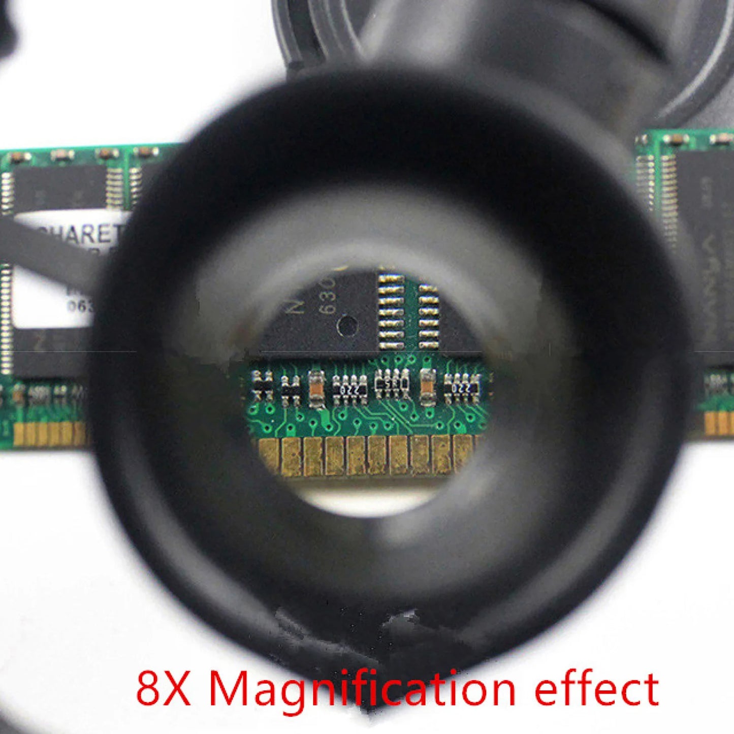 LED Light Magnifier Double Eye Loupe For Jeweler Watch Repair