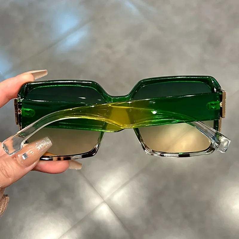VIGNYBURKE Extra Large Square Fashion Sunglasses For Men And Women