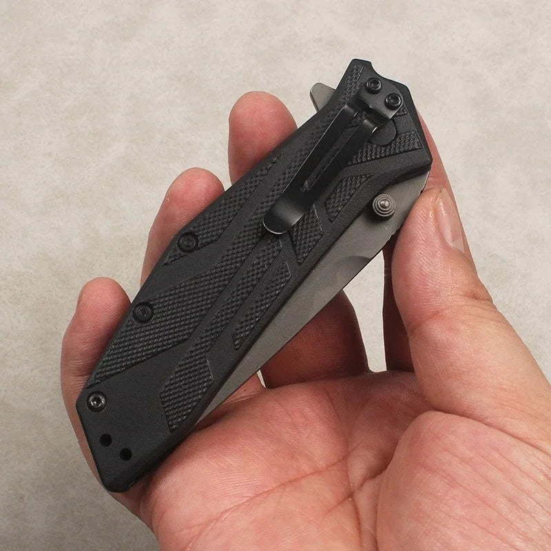 DIY Supplies KS 1990 Folding Knife 8Cr13Mov Blade Nylon Handle