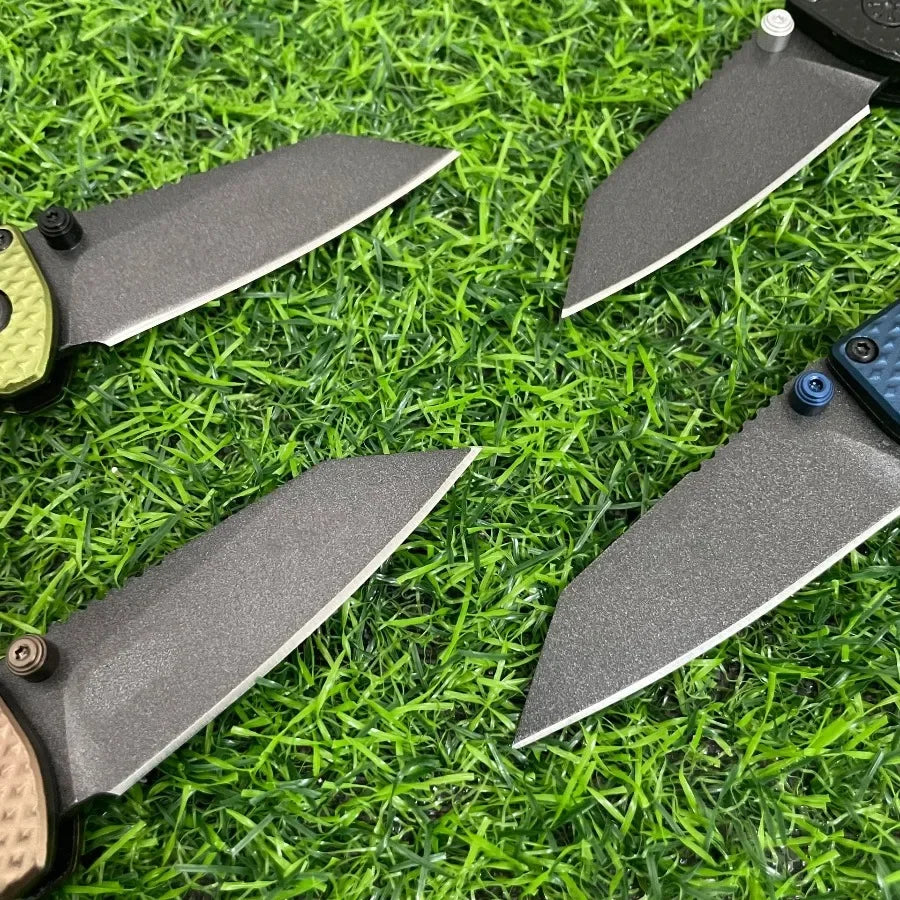DIY Supplies BM 290 D2 Stainless Folding Knife Nylon Handle