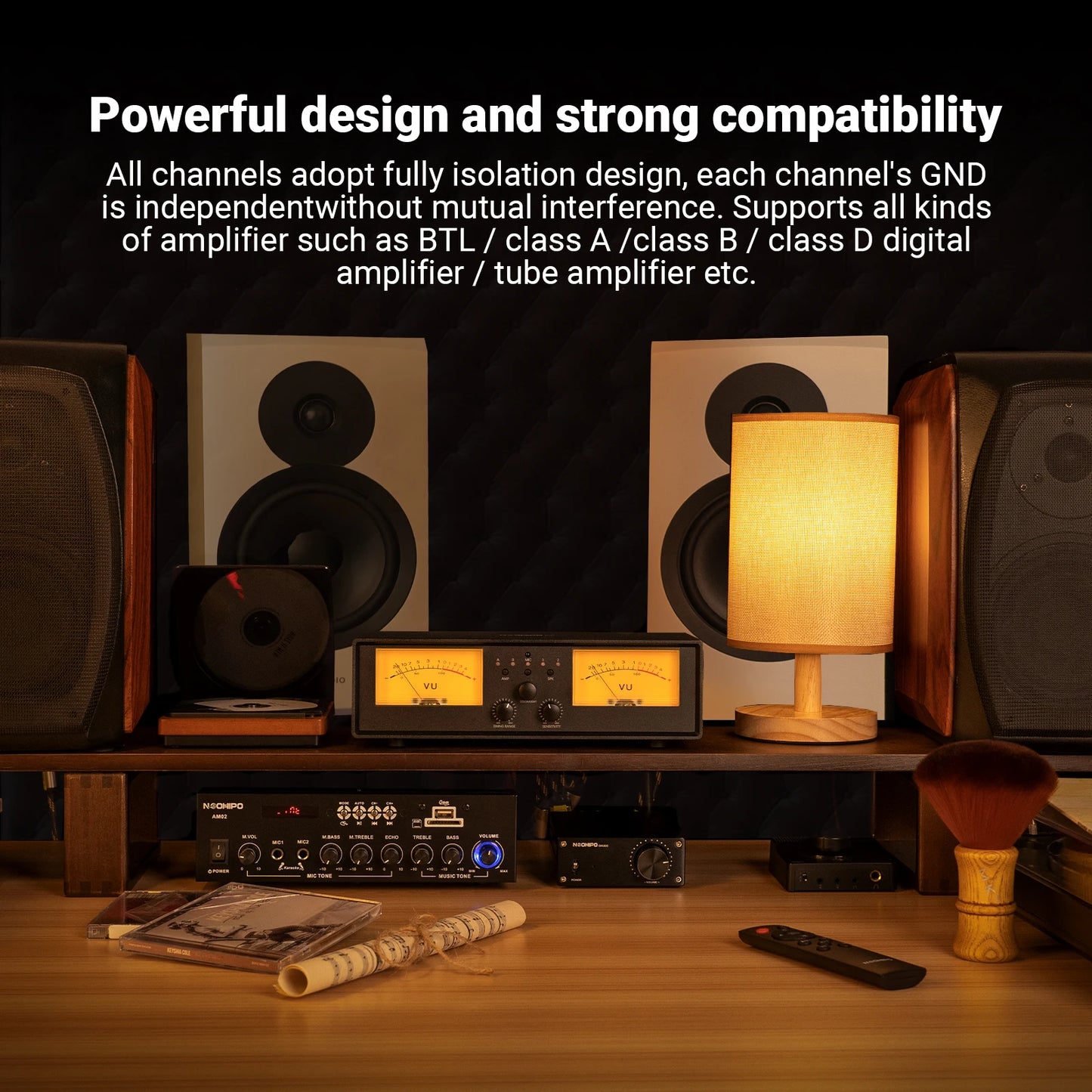 NEOHIPO ET30 Amplifier Speaker Selector With DB Panel Display