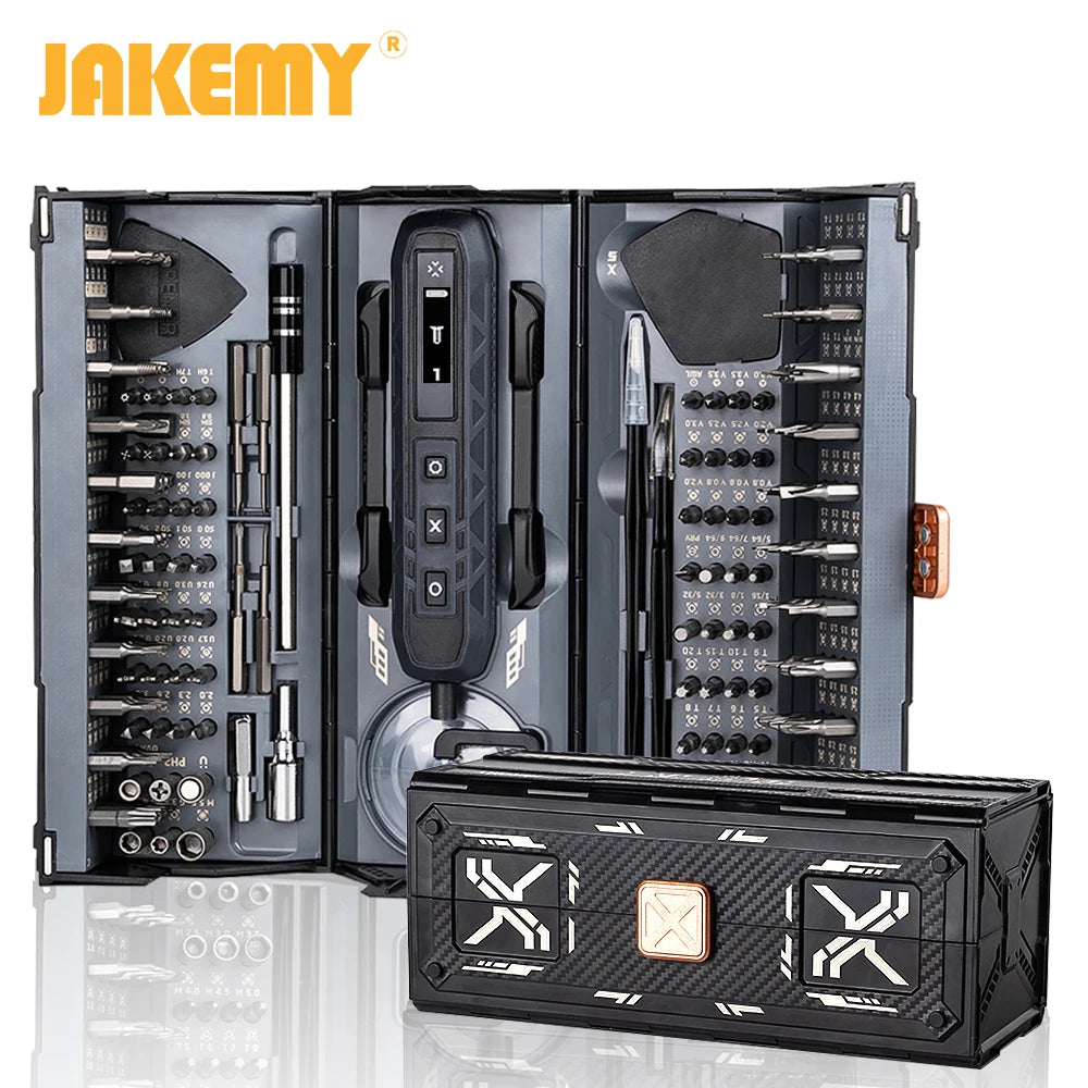 JAKEMY Cordless Electric Precision Screwdriver Set With Magnetic Bits