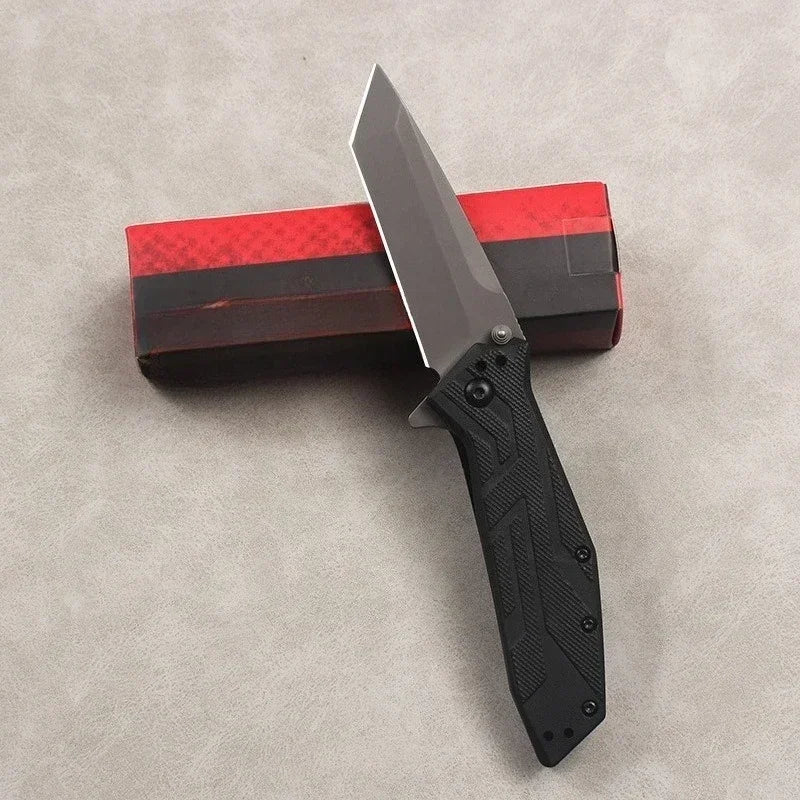 DIY Supplies KS 1990 Folding Knife 8Cr13Mov Blade Nylon Handle