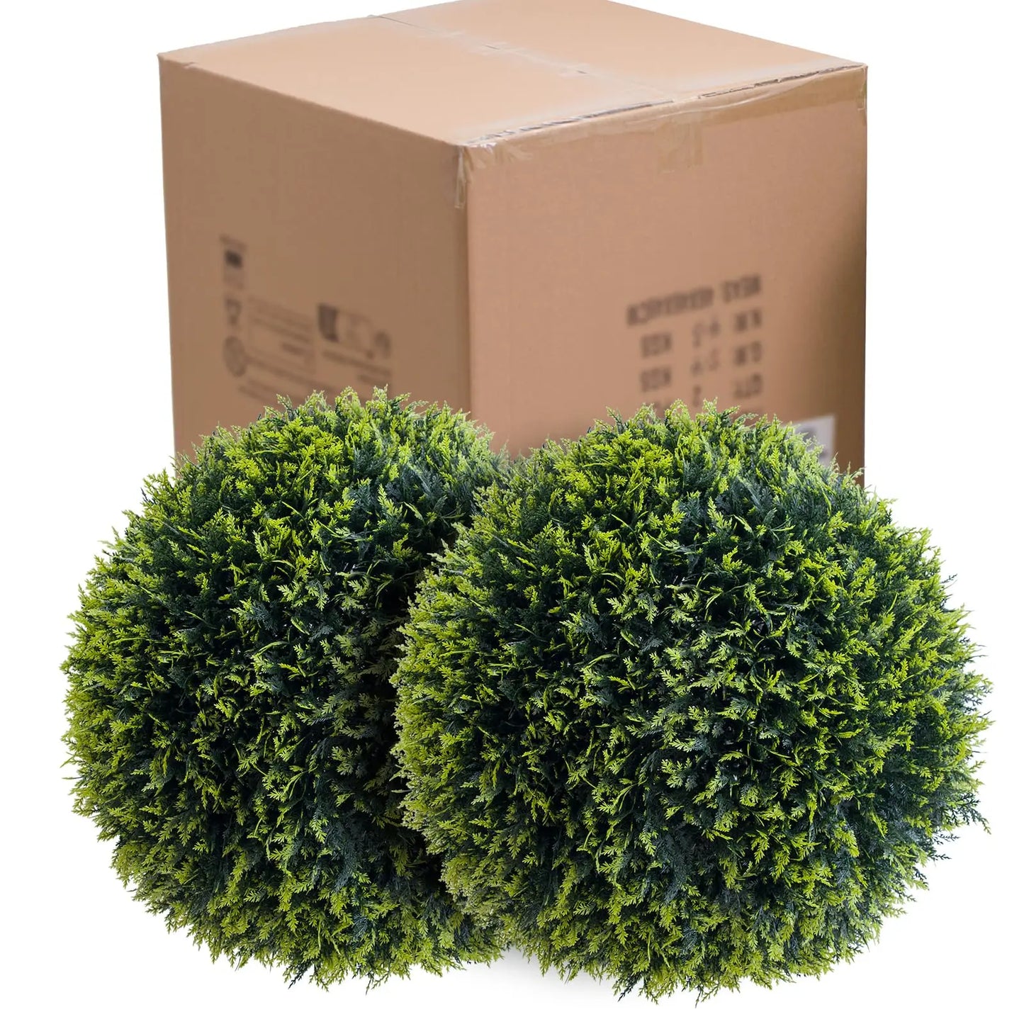 Studyset Artificial Topiary Balls Outdoor Set Of 2 For Decor