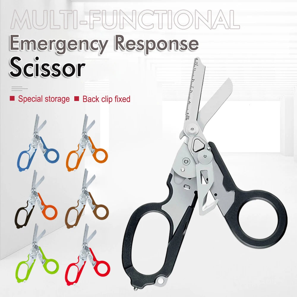 Raptor Emergency Response Shears Multifunction Strap Cutter Glass Breaker Holster