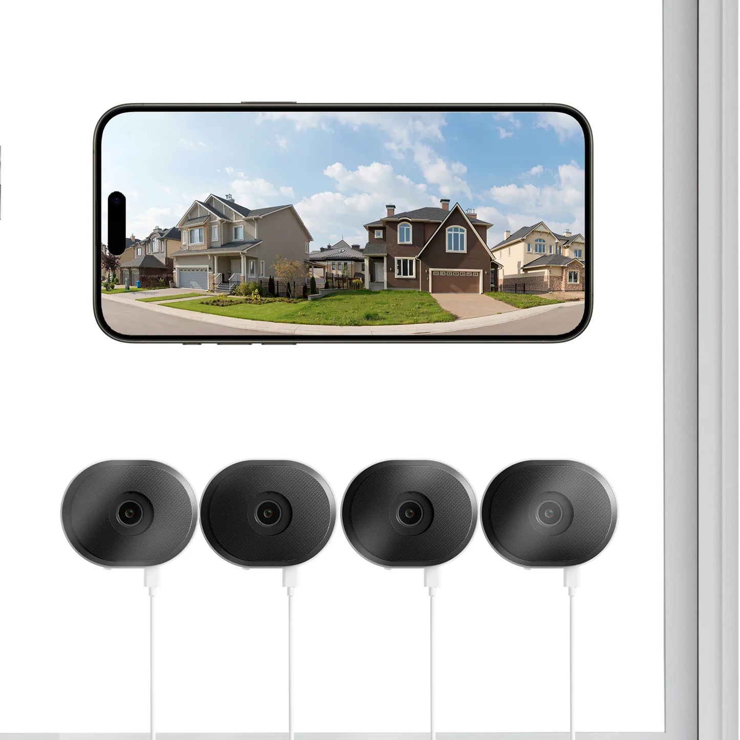ZOSI 2K Window Security Camera AI Detection Night Vision WiFi