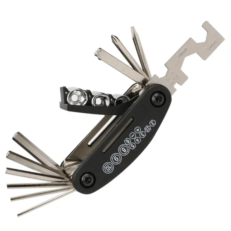 16 In 1 Mountain Bike Multi Tool For Bicycle Maintenance