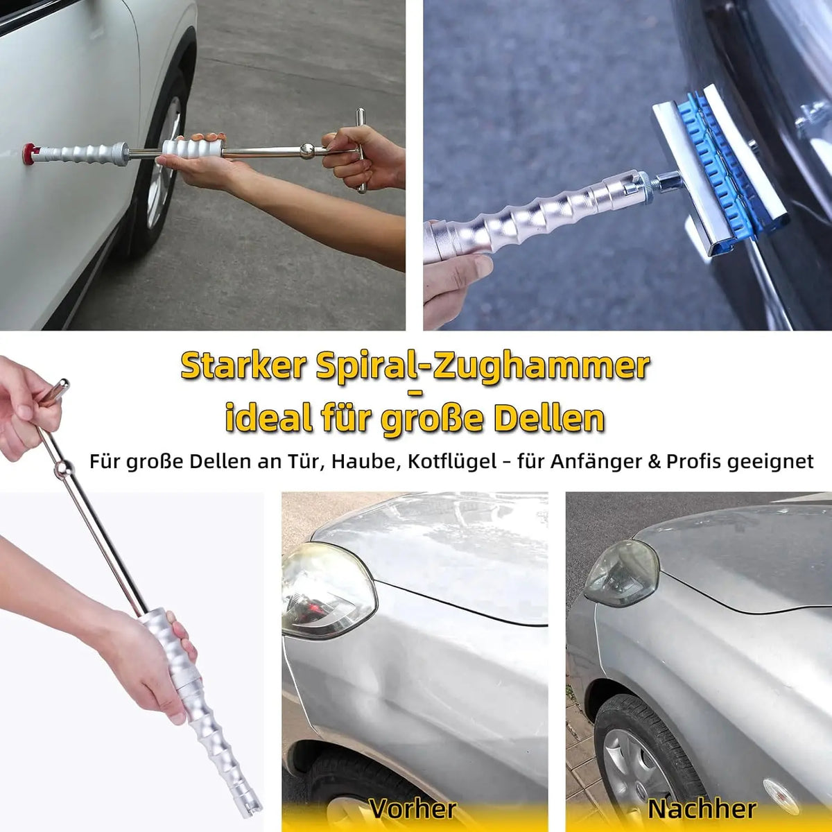 PDR Professional Paintless Dent Repair Tool Kit For Cars