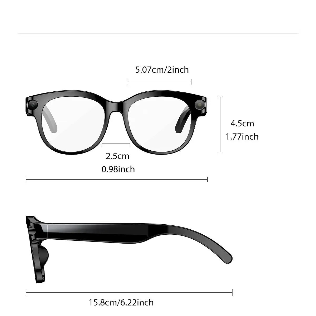 SENBONO AI Glasses With Camera 4K Video AI Translation