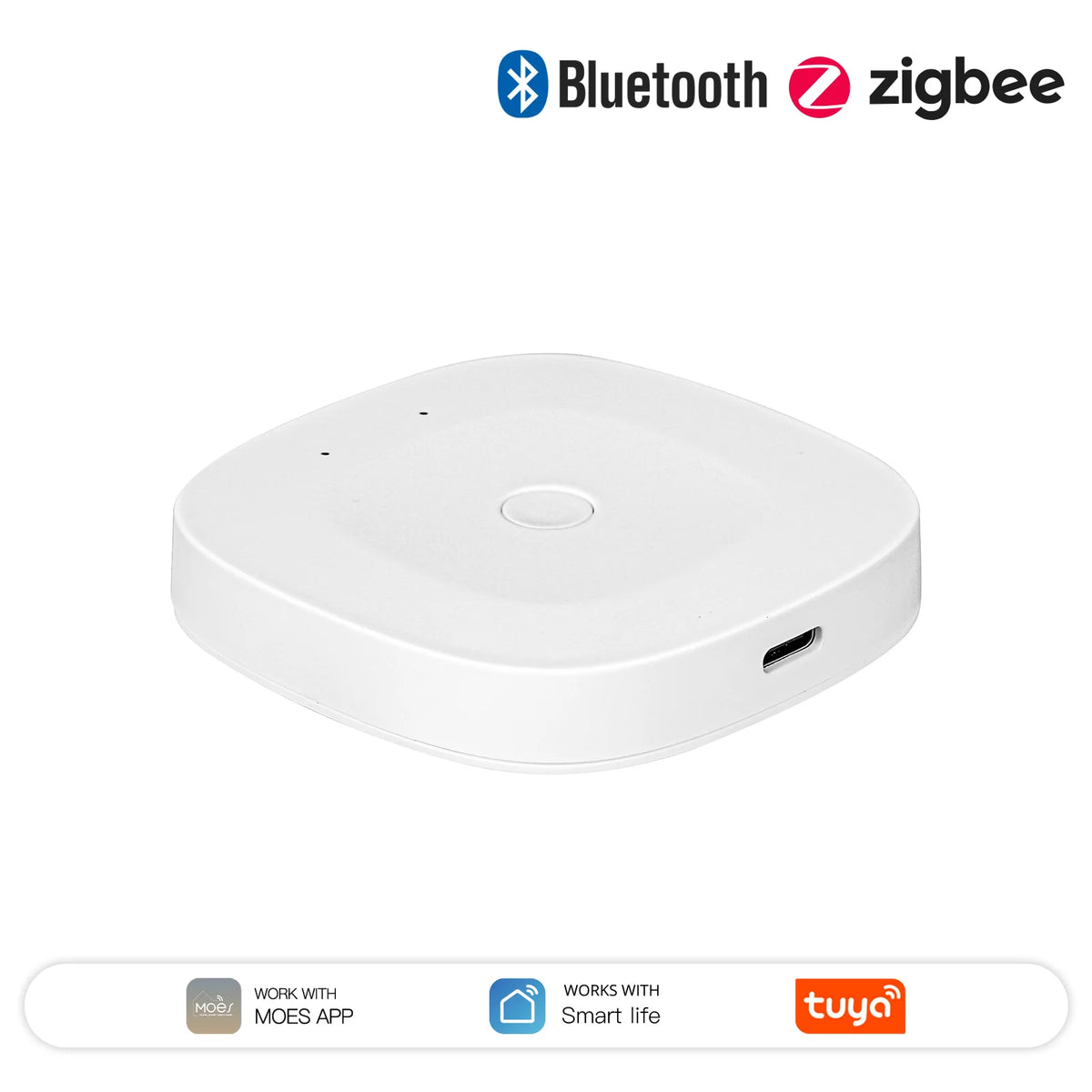 MOES Smart Home Hub Bluetooth ZigBee Tuya Gateway Alexa Compatible