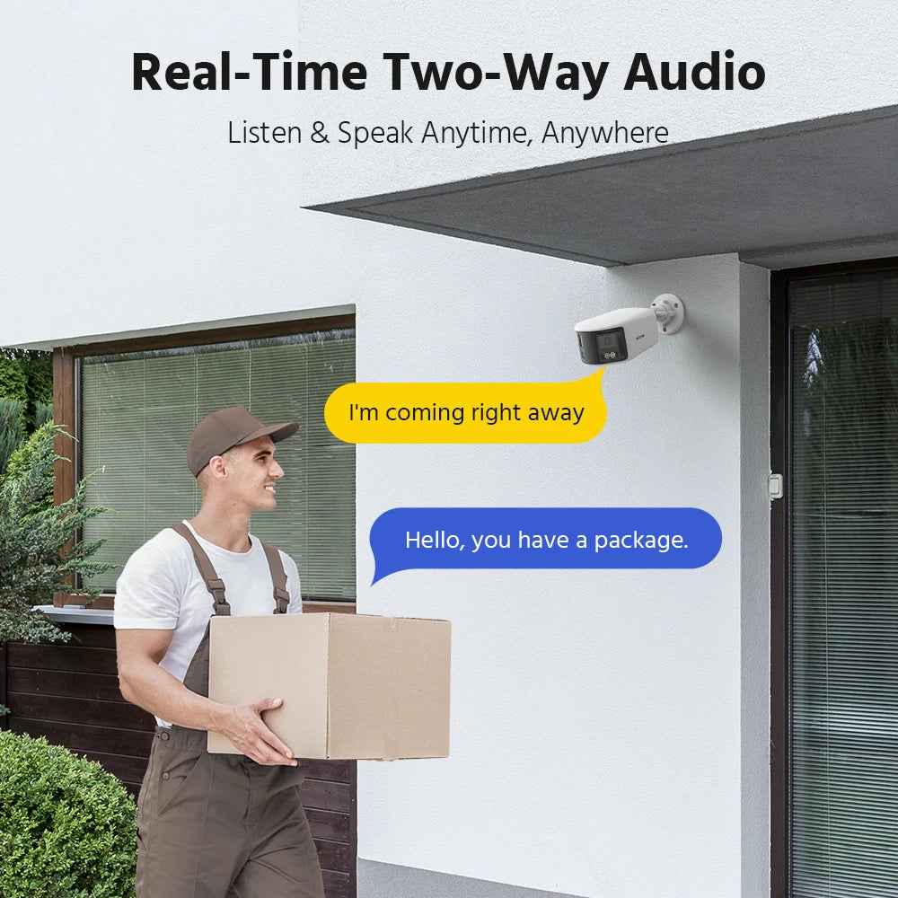 ANNKE Smart Home Dual Lens Outdoor PoE Security Camera