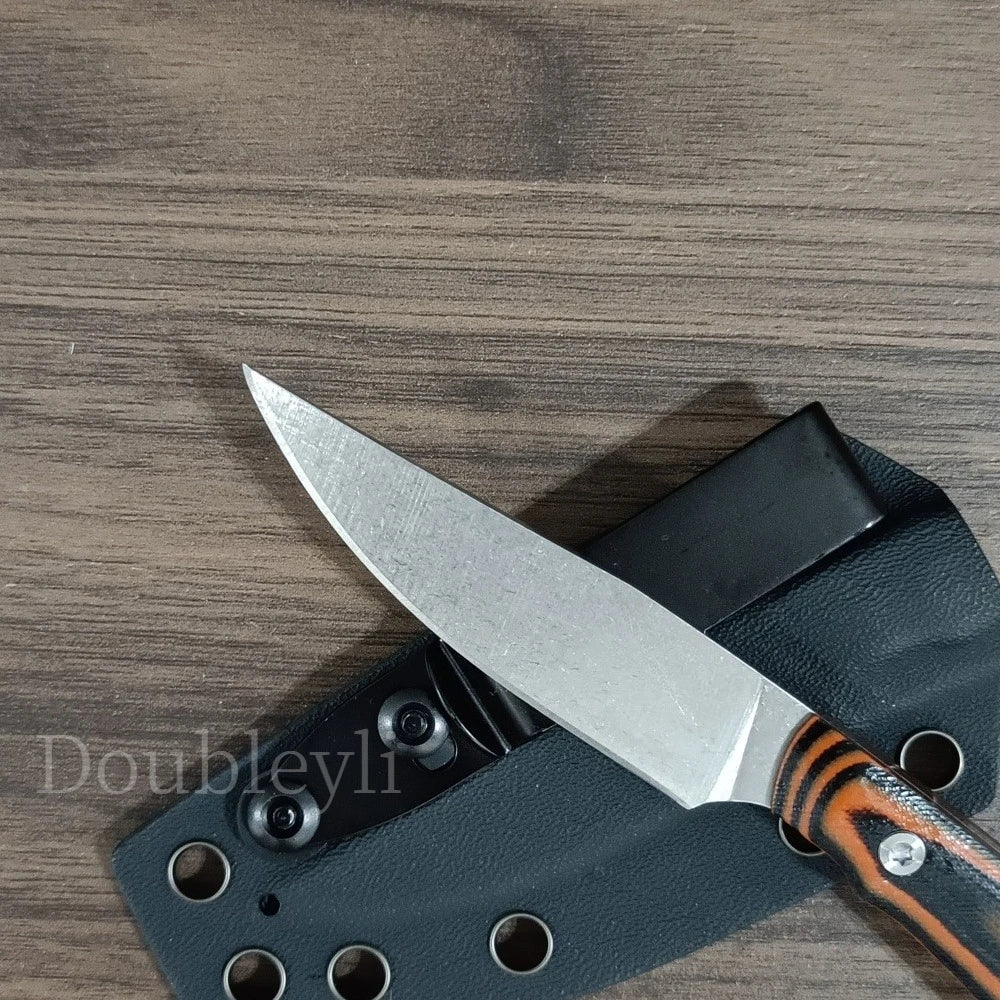 DIY Supplies Outdoor Straight Knife With K Sheath Camping EDC