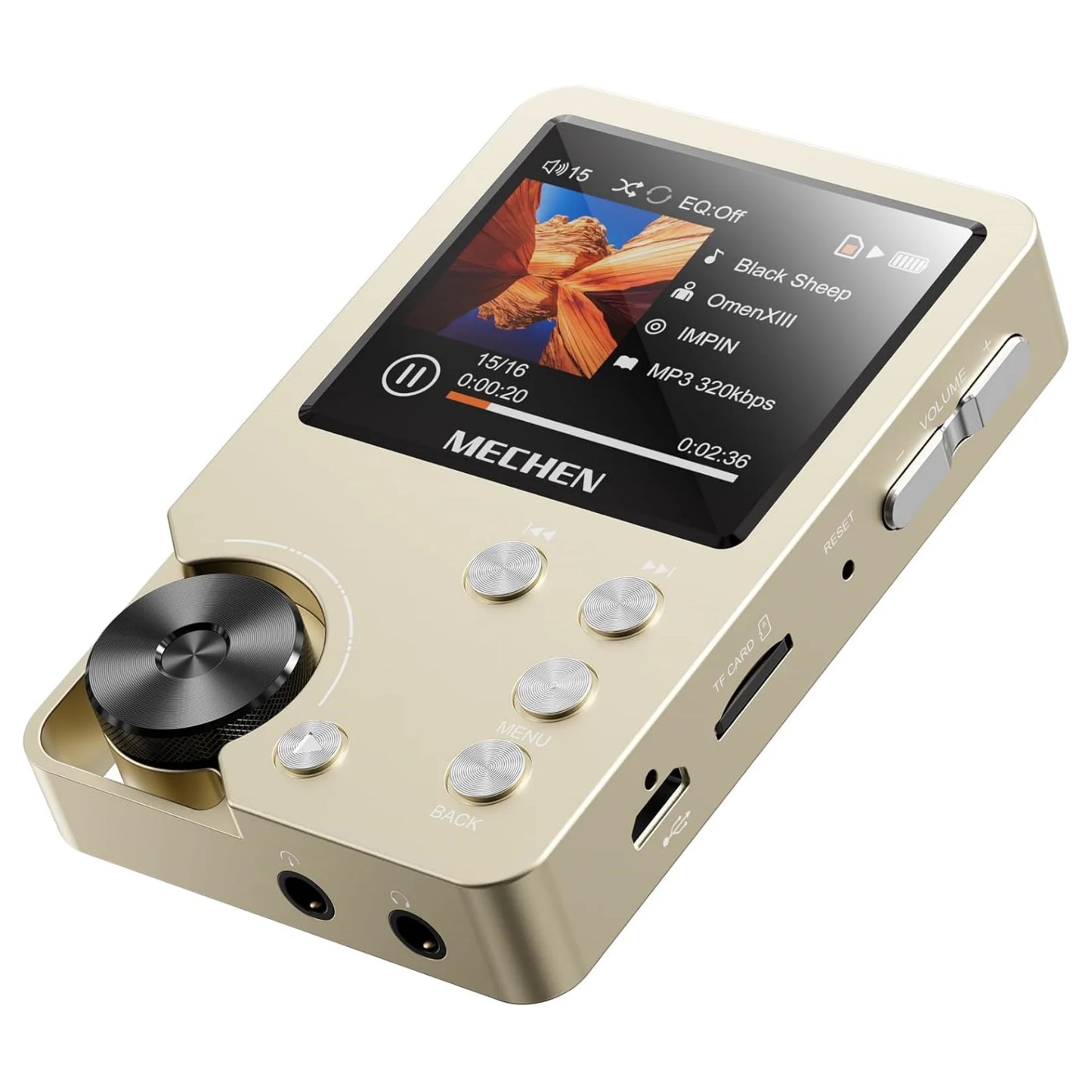 MECHEN Lossless DSD Portable HiFi MP3 Player With Advanced DAC