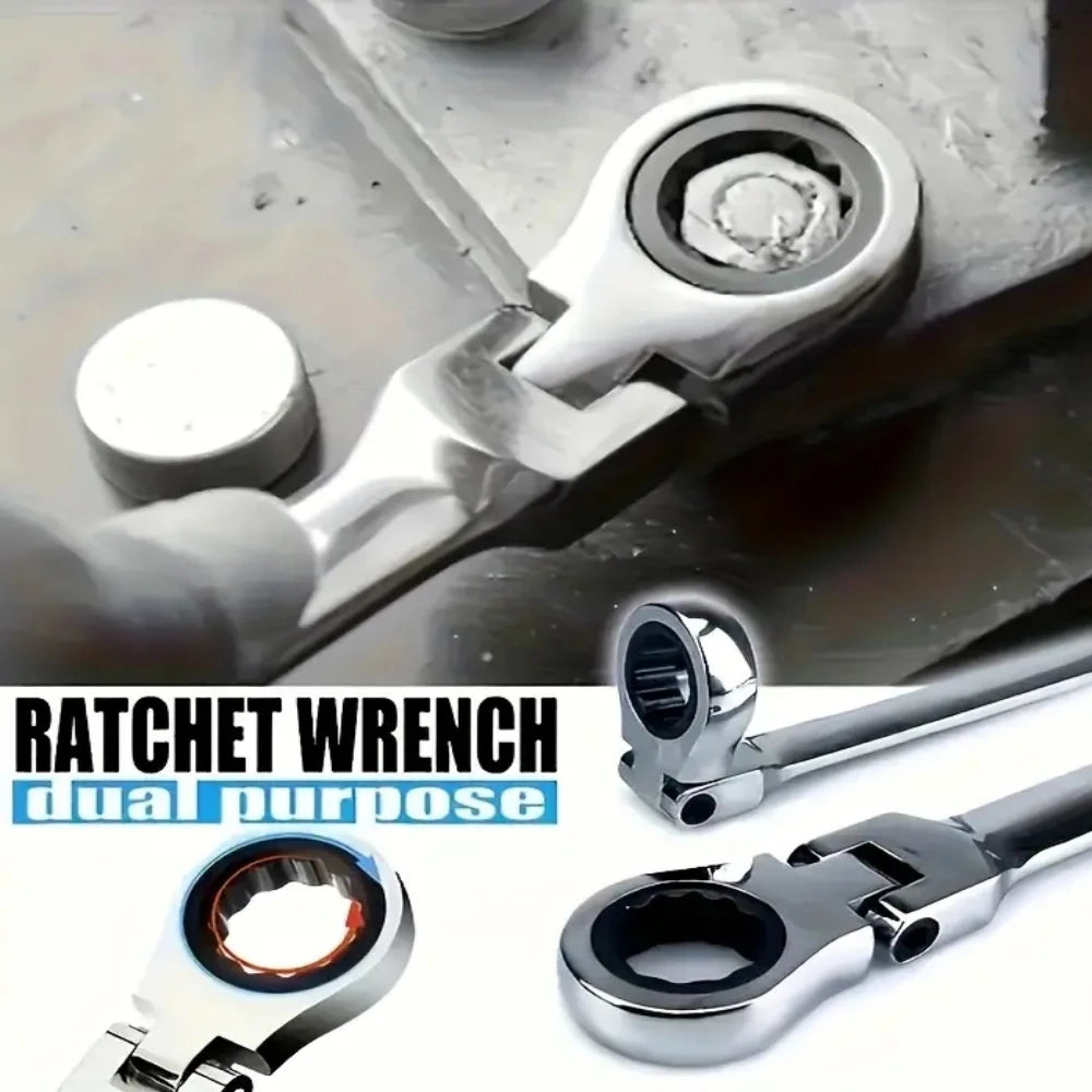 Flexible Ratcheting Wrench Set For Automotive Repair